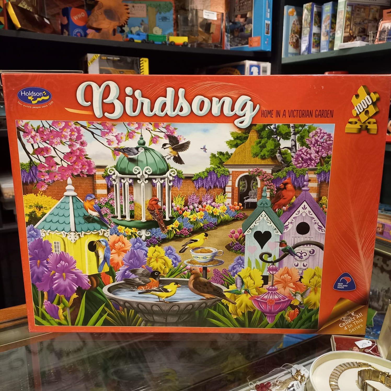 The main photo for Holdson - 1000 piece Birdsong - Home in a Victorian Garden
