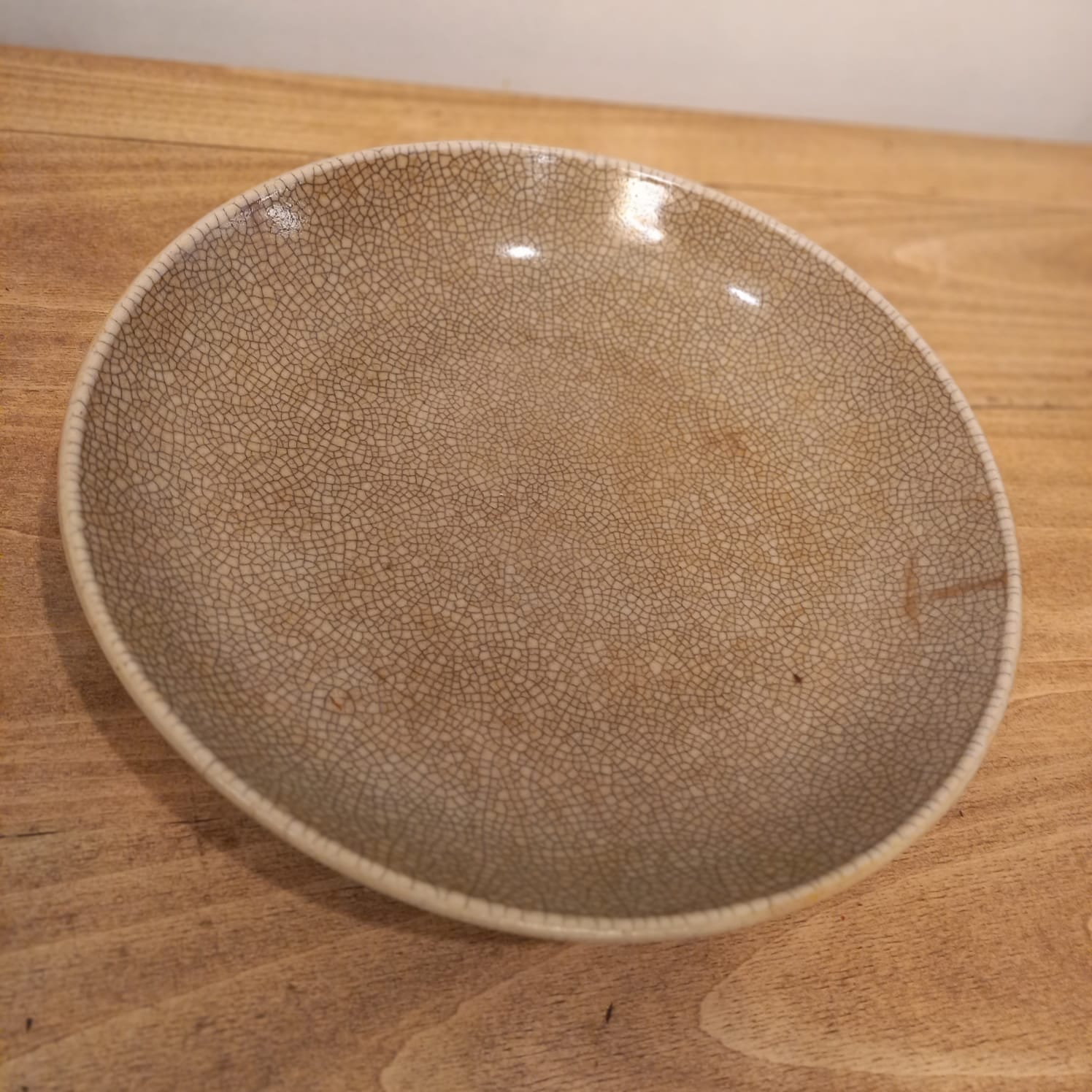 The main photo for Chinese style grey crackle large dish